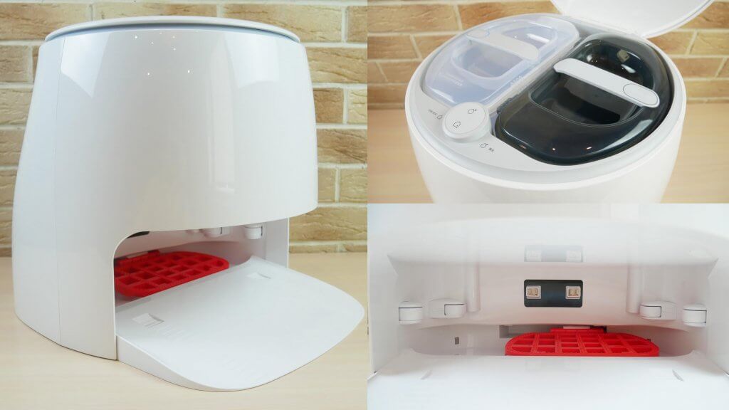 Self-cleaning mopping station
