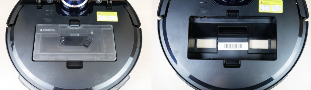 Holes under the dust collector