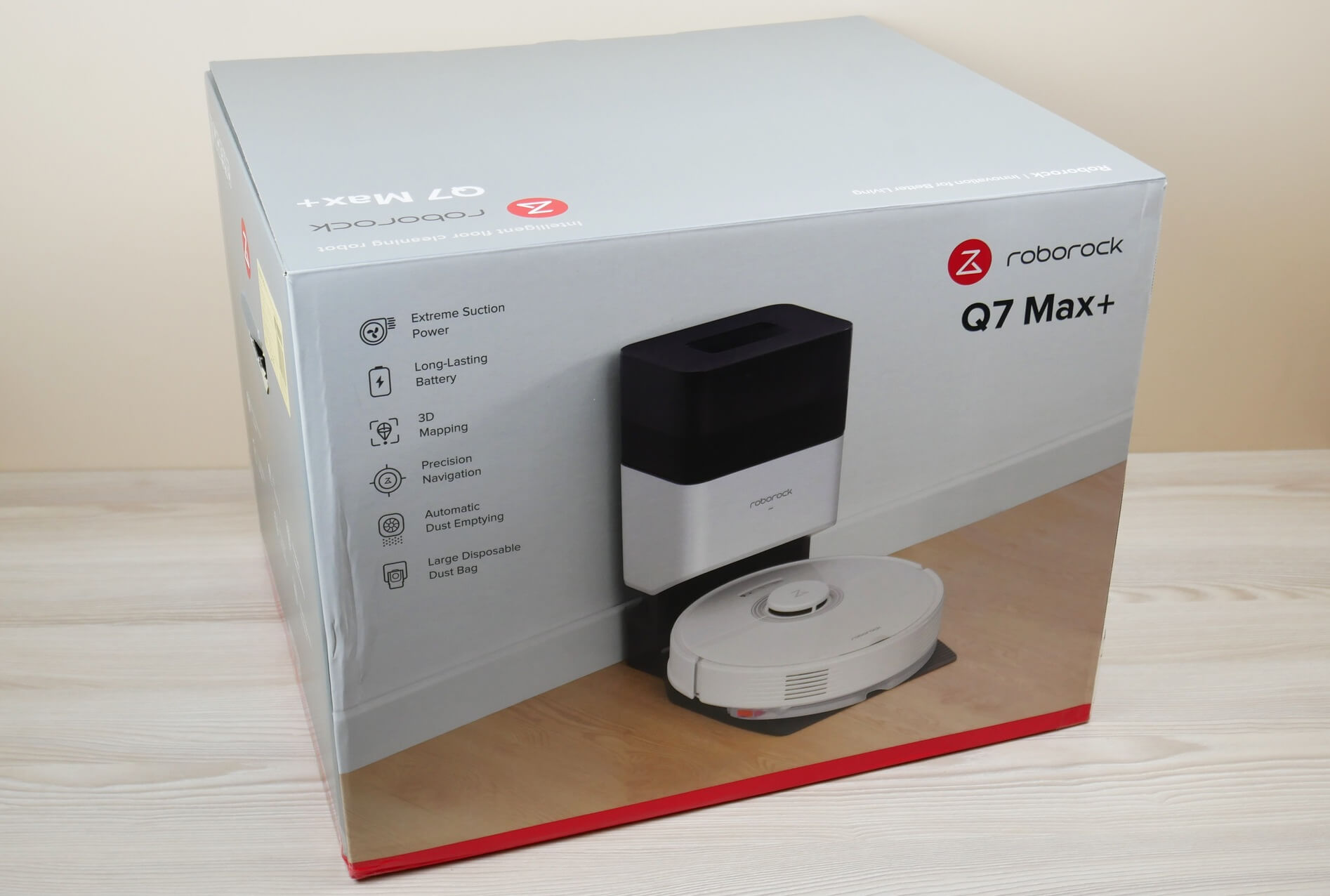 Roborock Q7 Max Robot Vacuum 4,200Pa Suction 3D Mapping Precision  Navigation : : Home