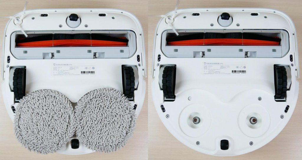 Xiaomi Mijia Self-Cleaning Robot Vacuum-Mop Pro: Bottom view
