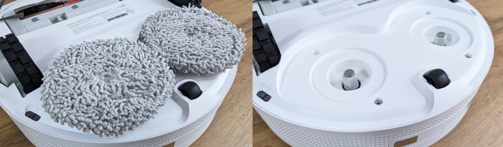 Dreame Bot W10 Pro: Mopping pads