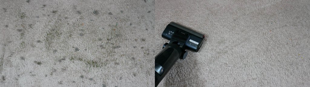 Dreame H12 Pro: carpet cleaning