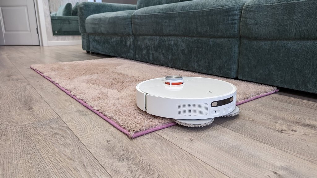 Xiaomi Mijia OMNI 1S: Mopping with carpets