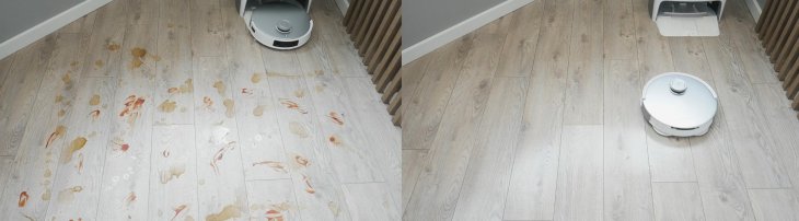 Ecovacs Deebot T20 Pro: Scrubbing off harder stains